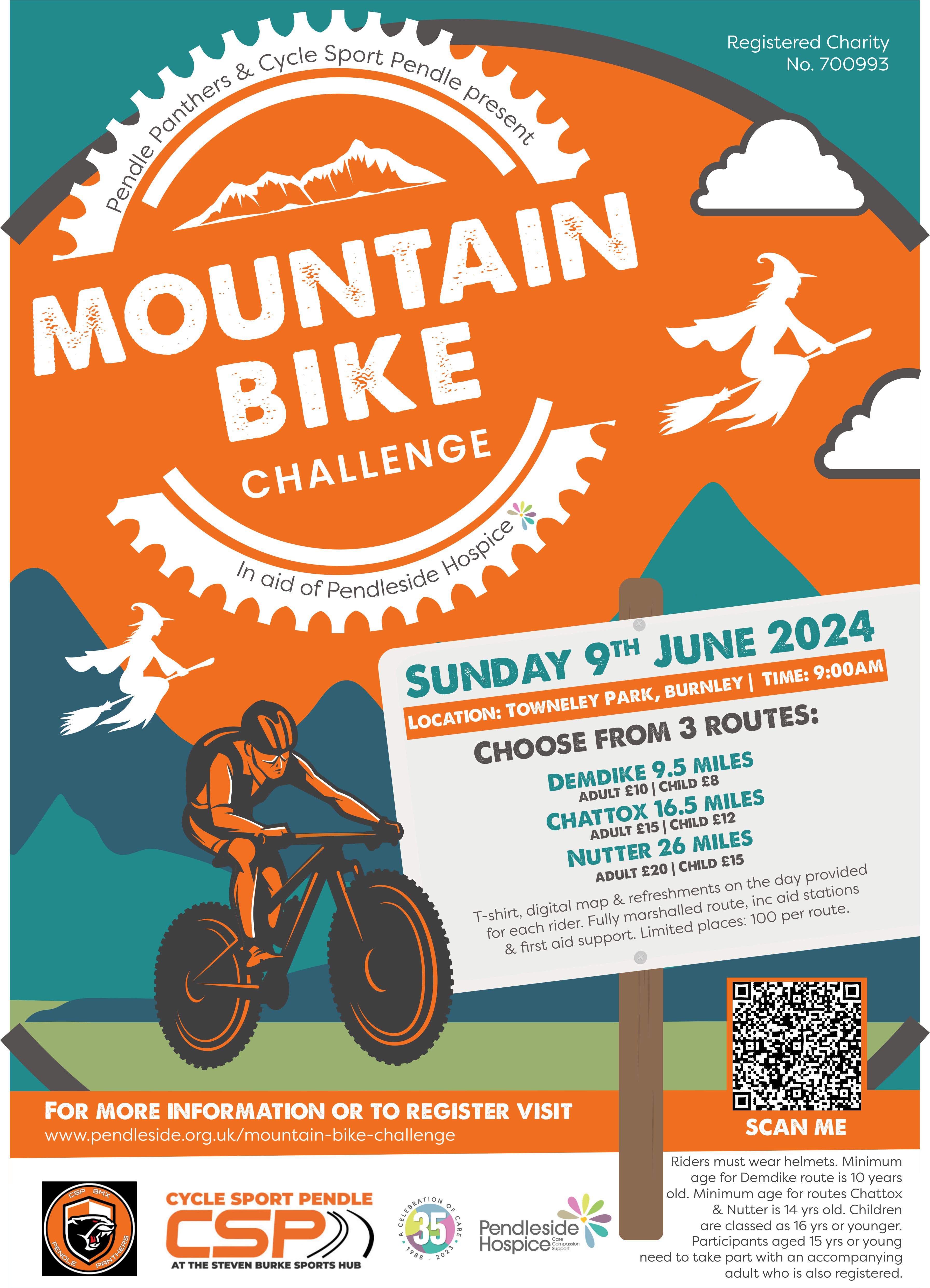 Mountain Bike Challenge in aid of Pendleside