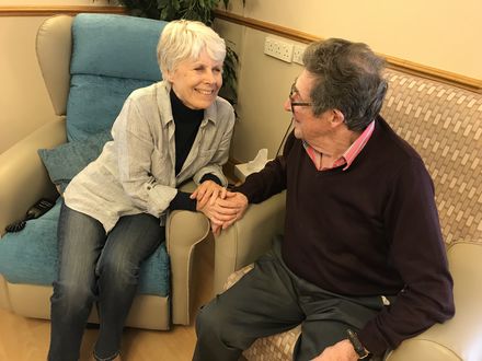 Freddie and Jean laughing