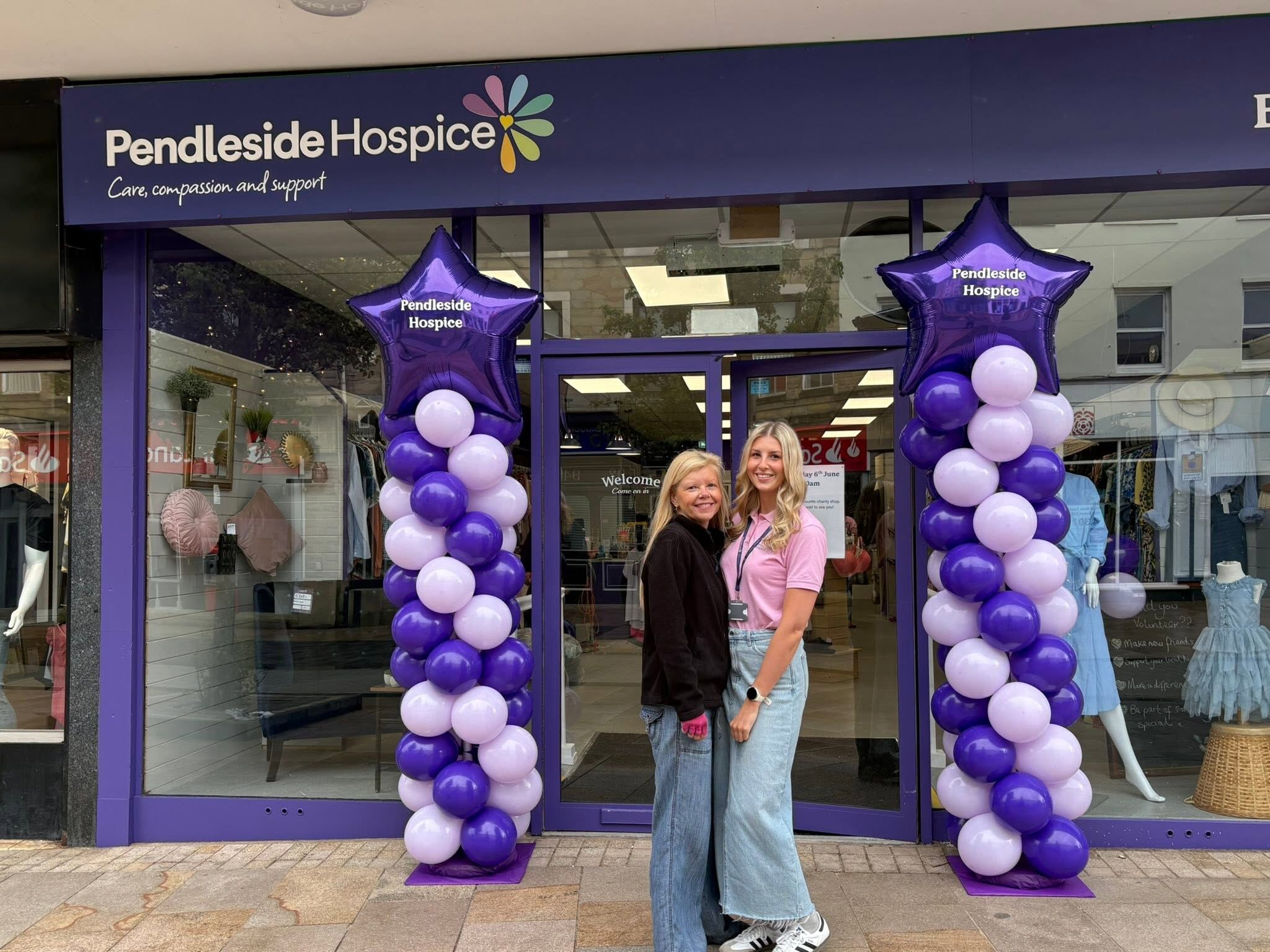 Openining of Pendleside Hospice Charter Walk Shop