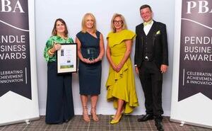 Pendleside Hospice celebrates Green Award win at the Pendle Business Awards