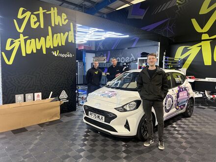 Wrapped UK Car