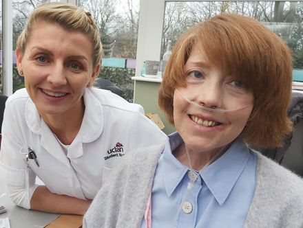 Abbie Paige and Student Nurse Nadina Holden