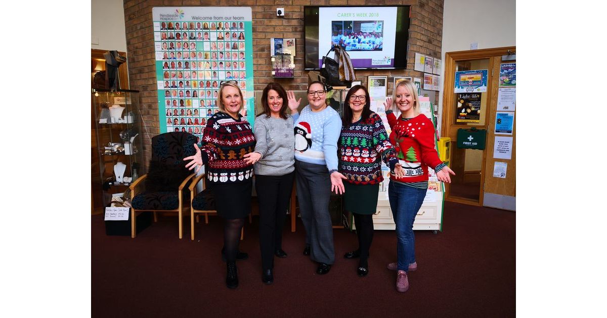 Pendleside Hospice Christmas Jumper Day