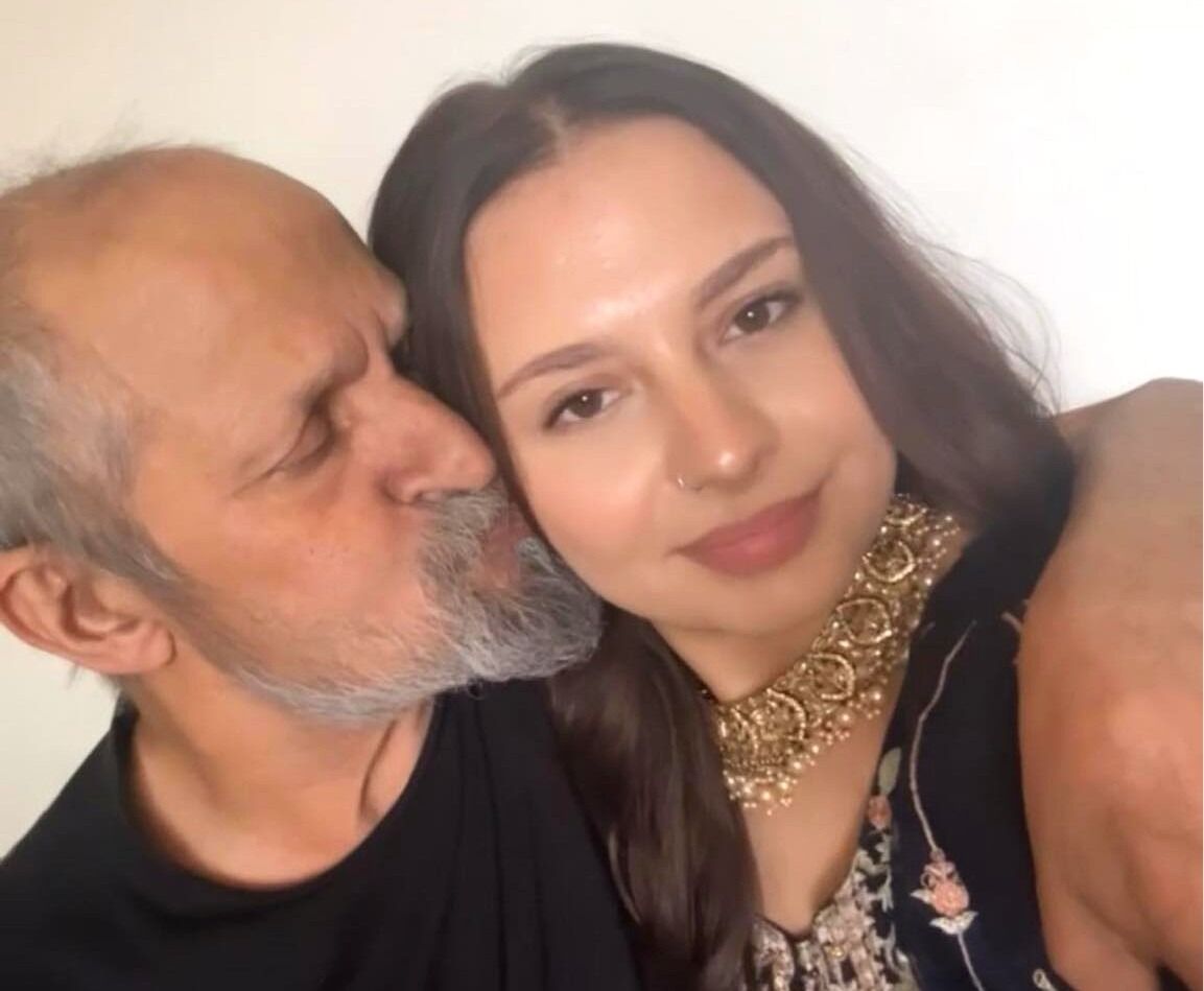 Elisha Arif with her Father Mohammed