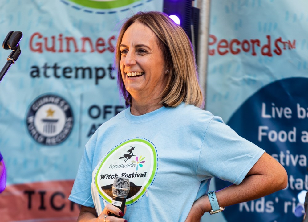 Helen at the Pendle Witch Festival