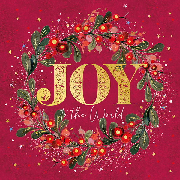 Joy To The World Wreath