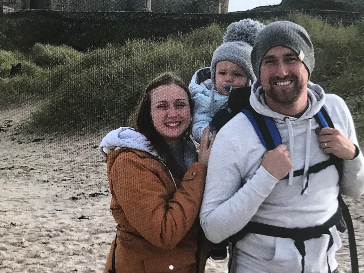 Mark with his wife, Lindsay, and son, Joshua