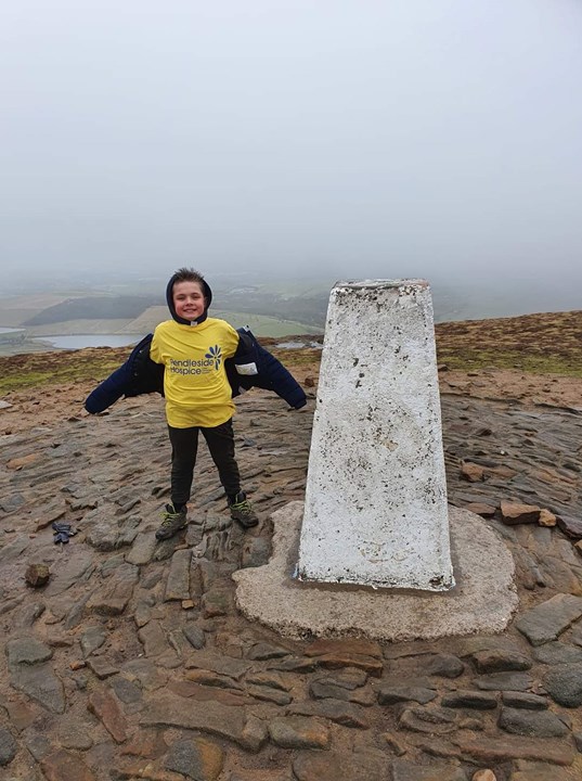 Riley at Trig point