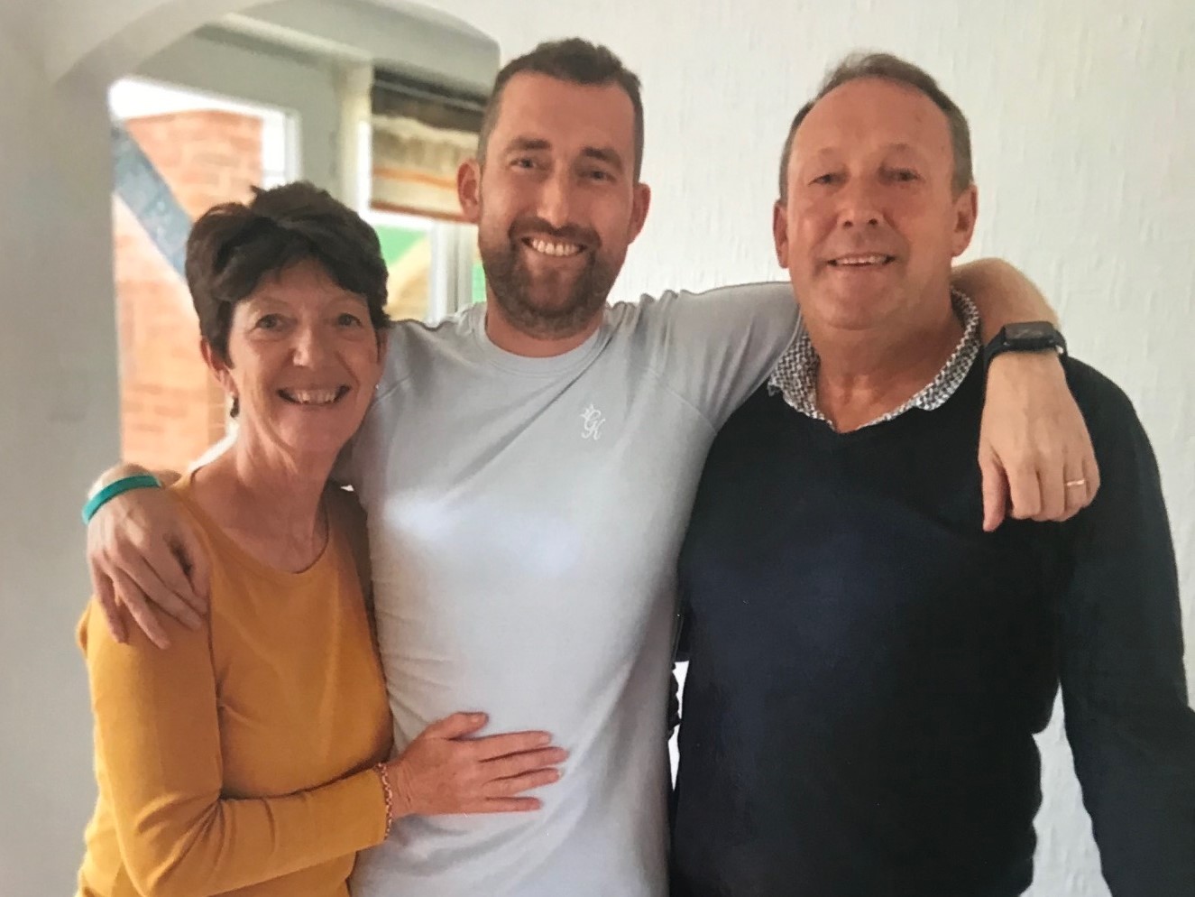 Susan and Michael with their son, Mark